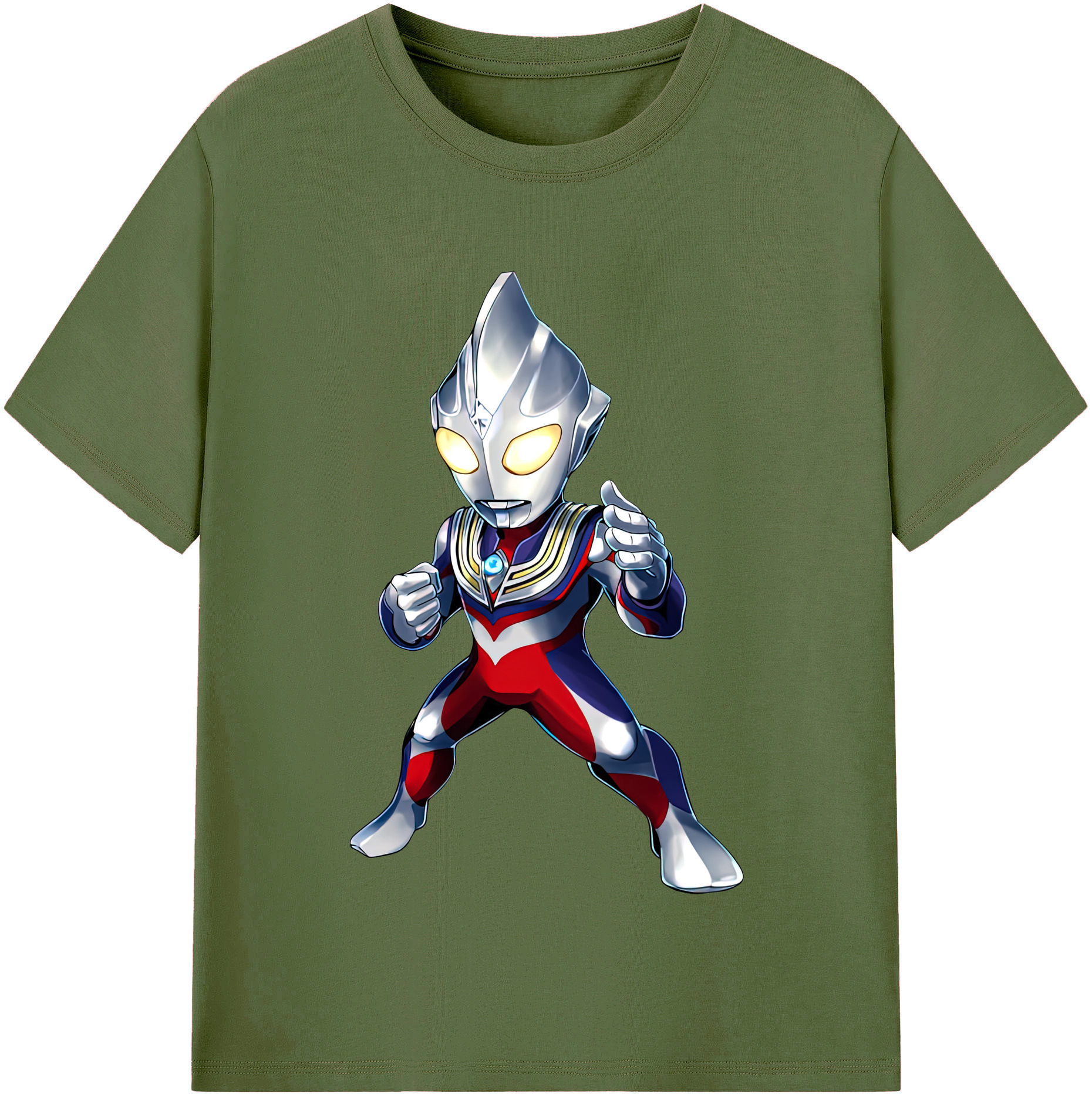 （画像用） ウルトラマン Ultraman 綿100％半袖Tシャツ（フロントプリント）